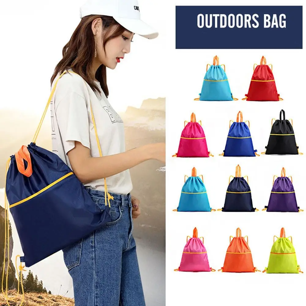 

Bag Drawstring Pocket For Women Riding Sport Outdoor Backpack Portable Sports Bag Drawstring Bag Travel Bag