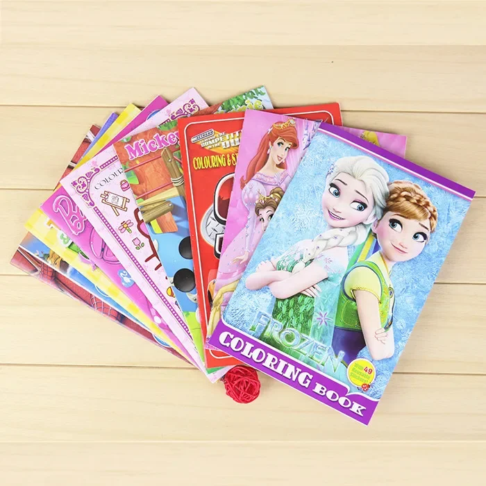 Книжка-раскраска Холодное сердце для девочек и мальчиков