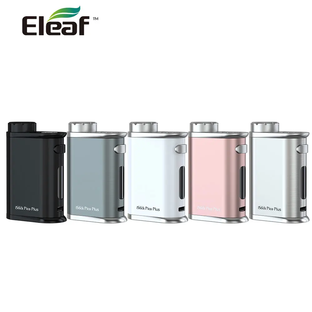 Купи Мод Eleaf iStick Pico Plus, 75 Вт, работает от одного аккумулятора 18650, бокс мод для электронных сигарет за 1,710 рублей в магазине AliExpress