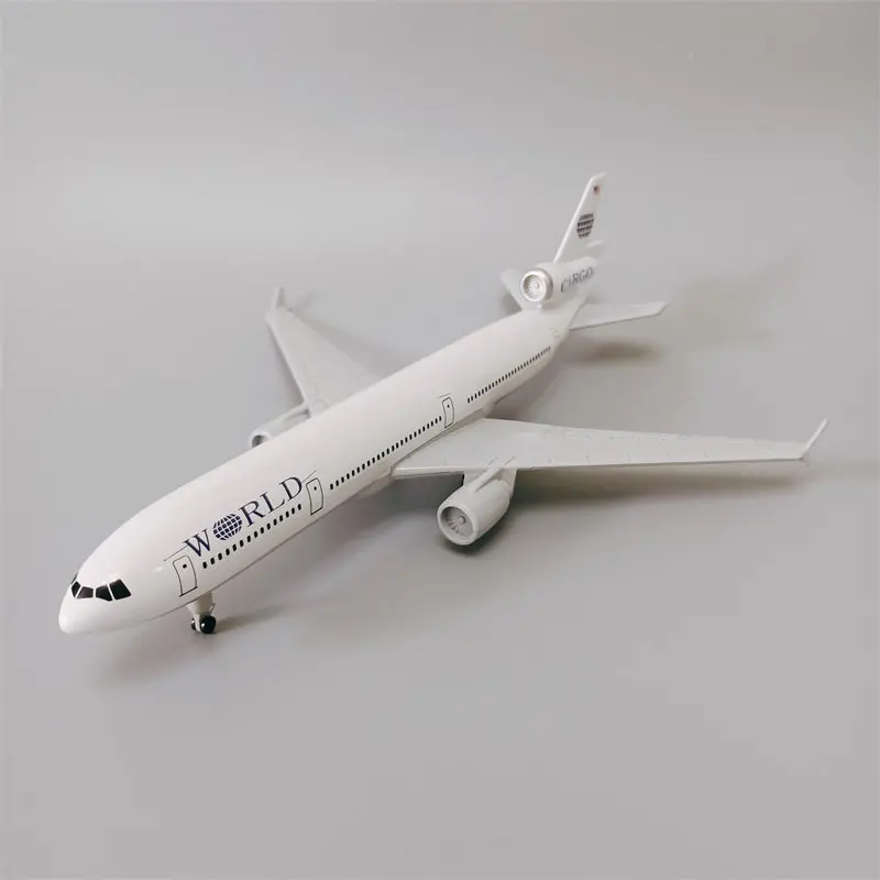 Фото Модель самолета Trans World Airlines MD11 из сплава, 21 см, литая под давлением статическая модель MD-11, декор для рабочего стола, коллекционный подарок для любителей авиации. №1