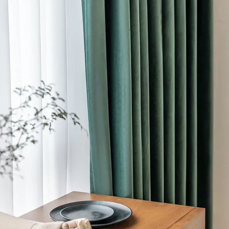 Европейские Ретро Плотные Шторы Из Королевского Бархата В Американском Стиле