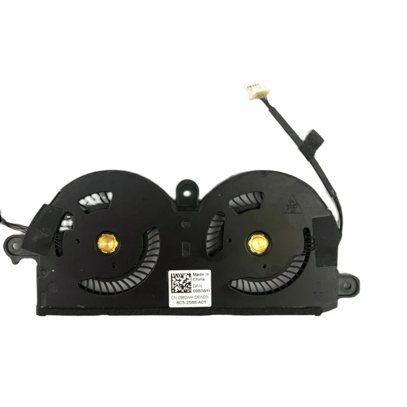 Вентилятор охлаждения процессора ноутбука ND55C19 DC05V 0.40A -16M01 4PIN для Dell для XPS 13 9370 0980WH 980WH
