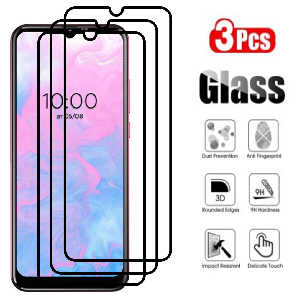 3 PCS Tempered Glass For BQ 6630L Magic L Full Coverage Screen Protector Glas For BQ 6630L Magic L Protective Phone Glass