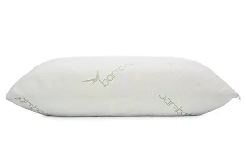 

2 Pack Hypoallergenic Bamboo Memory Foam Bed Pillow - Standard/Queen