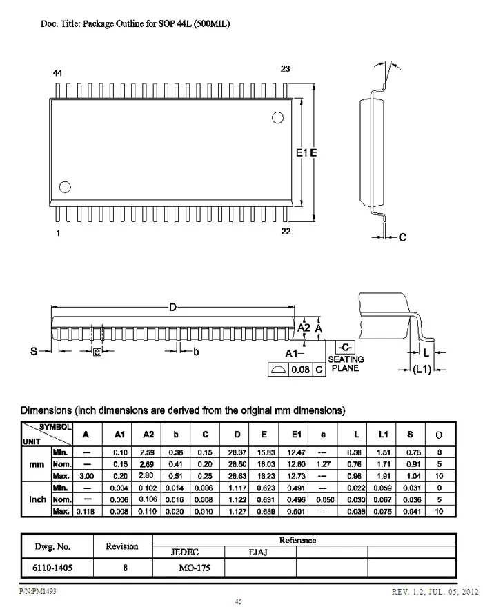 Адаптер программатора SOP44 на DIP40 Тестовая розетка PSOP44/SOP44/SOIC44 SDP-UNIV-44PS