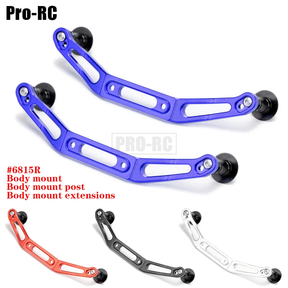 

Alloy Front & Rear Body Mount Post Extensions #6815R Set for RC Car 1/10 Traxxas Slash 4x4 68077-4 Stampede VXL 67086-4 67014-4