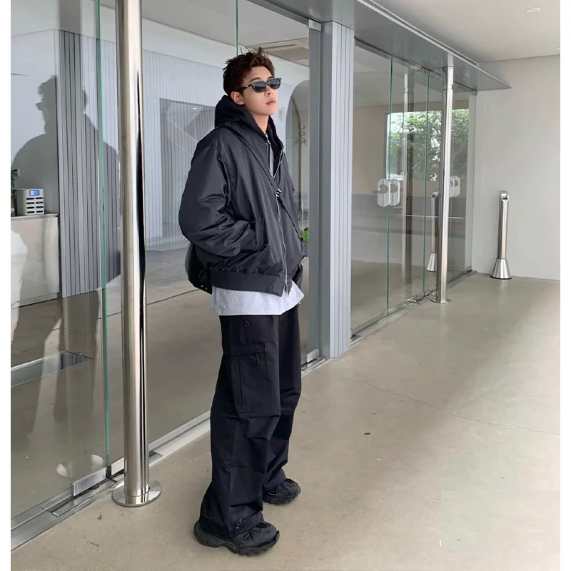 Утолщенная хлопковая куртка-пилот мужская осенне-зимняя бейсбольная рабочая