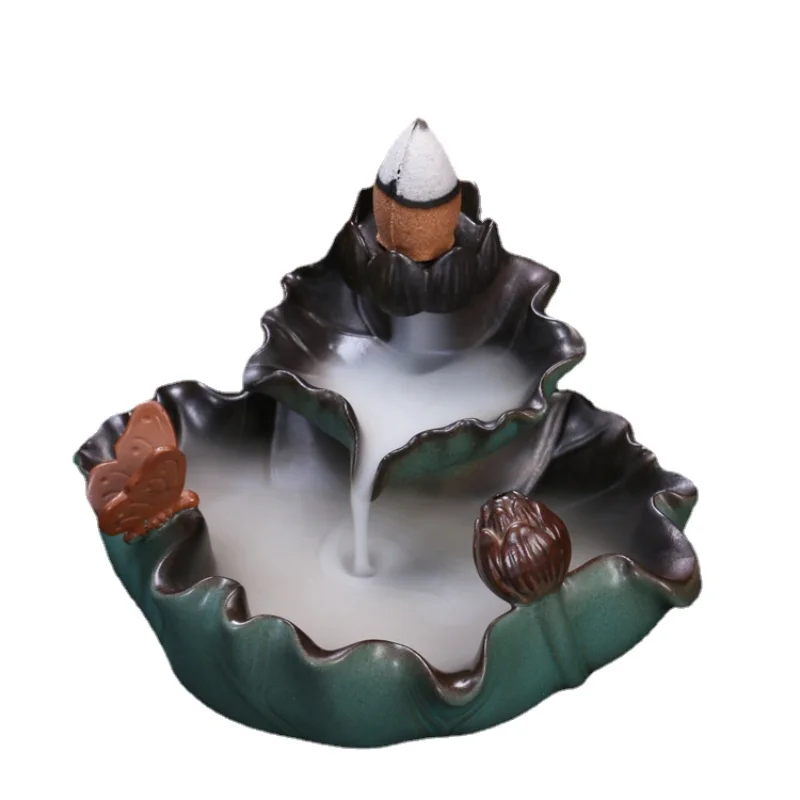 

Палочки для ароматических благовоний, подставка-ароматизатор с рефлюксовым держателем, декоративное украшение для дыма, ароматизатор «Вод...