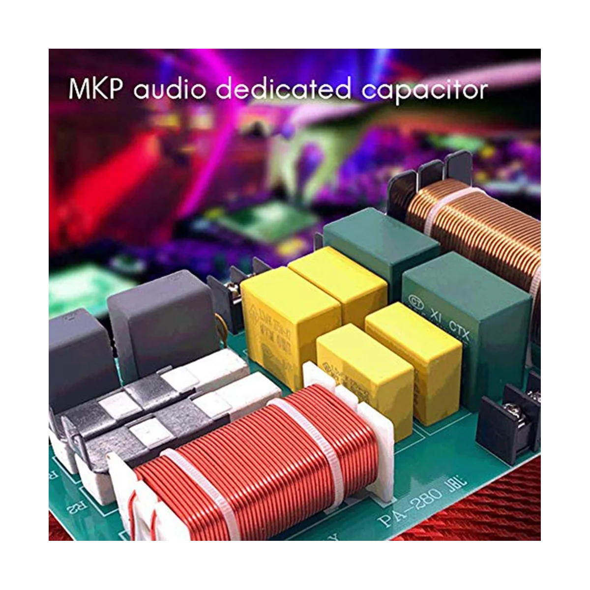 800 Вт Высокочастотный Низкочастотный динамик Speaker 2-полосный кроссовер 2800 Гц Φ