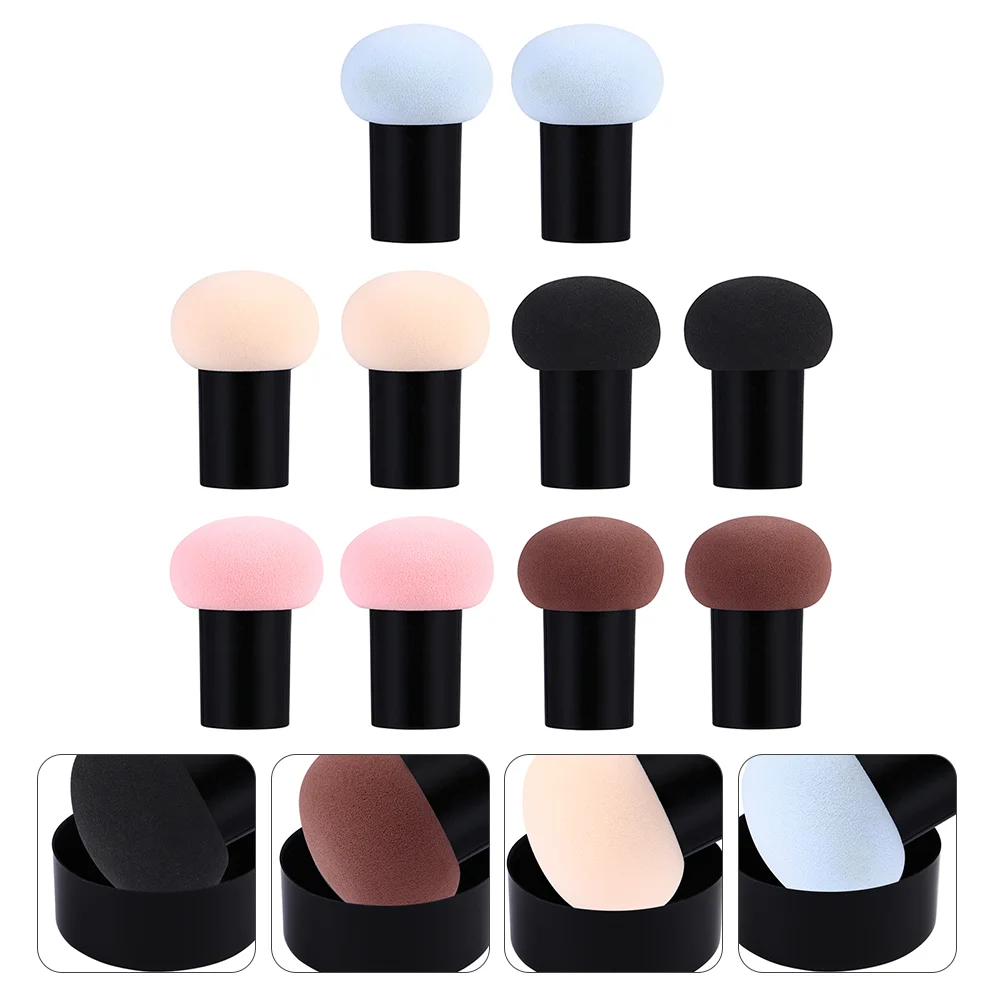 

10Pcs Face Puffs Powder Puff Makeup Brushes Blender Sponge Powder Puff Sponge Puff Face Powder Applicator