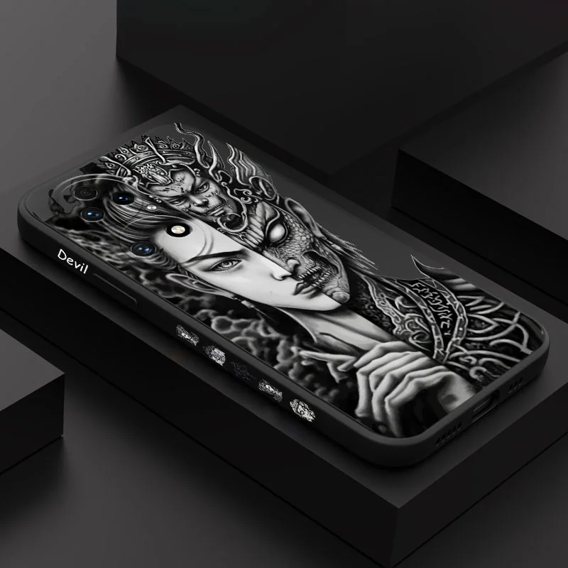 

Dark Buddha Phone Case For Huawei P50 P40 P30 P20 Nova 10 10SE 9 9SE Mate 50 50E 40 30 20 Pro Lite P Smart 2021 Y7A Cover