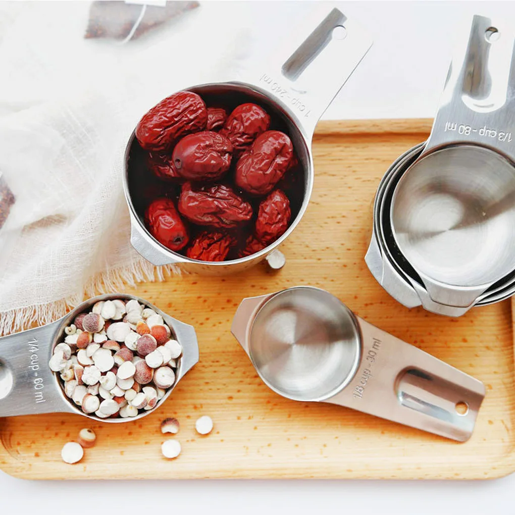 

7 шт., штабелируемые мерные чашки из нержавеющей стали