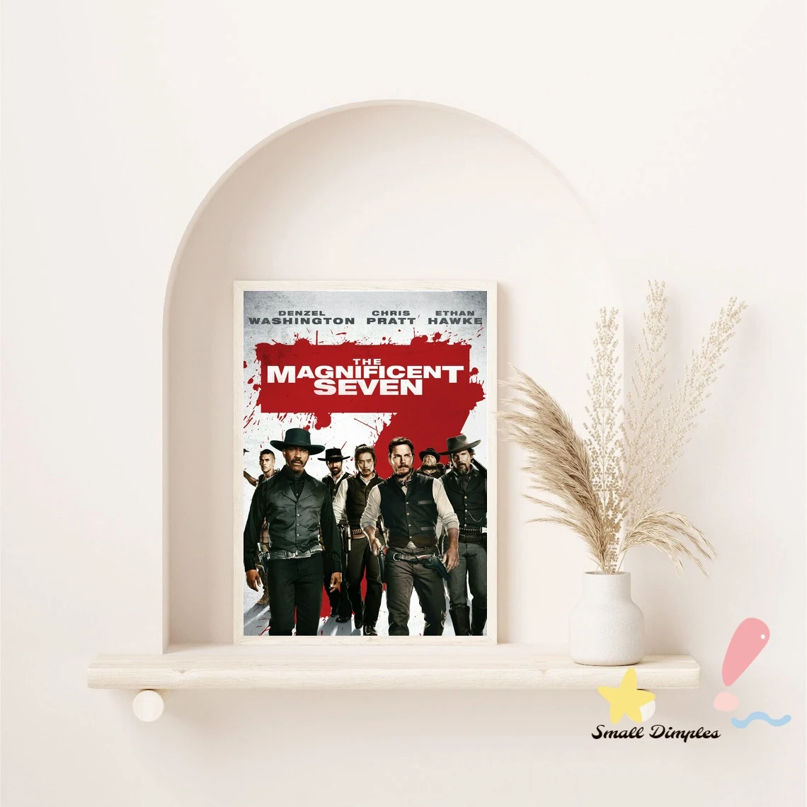 Великолепный постер с изображением семи фильмов холст художественный принт