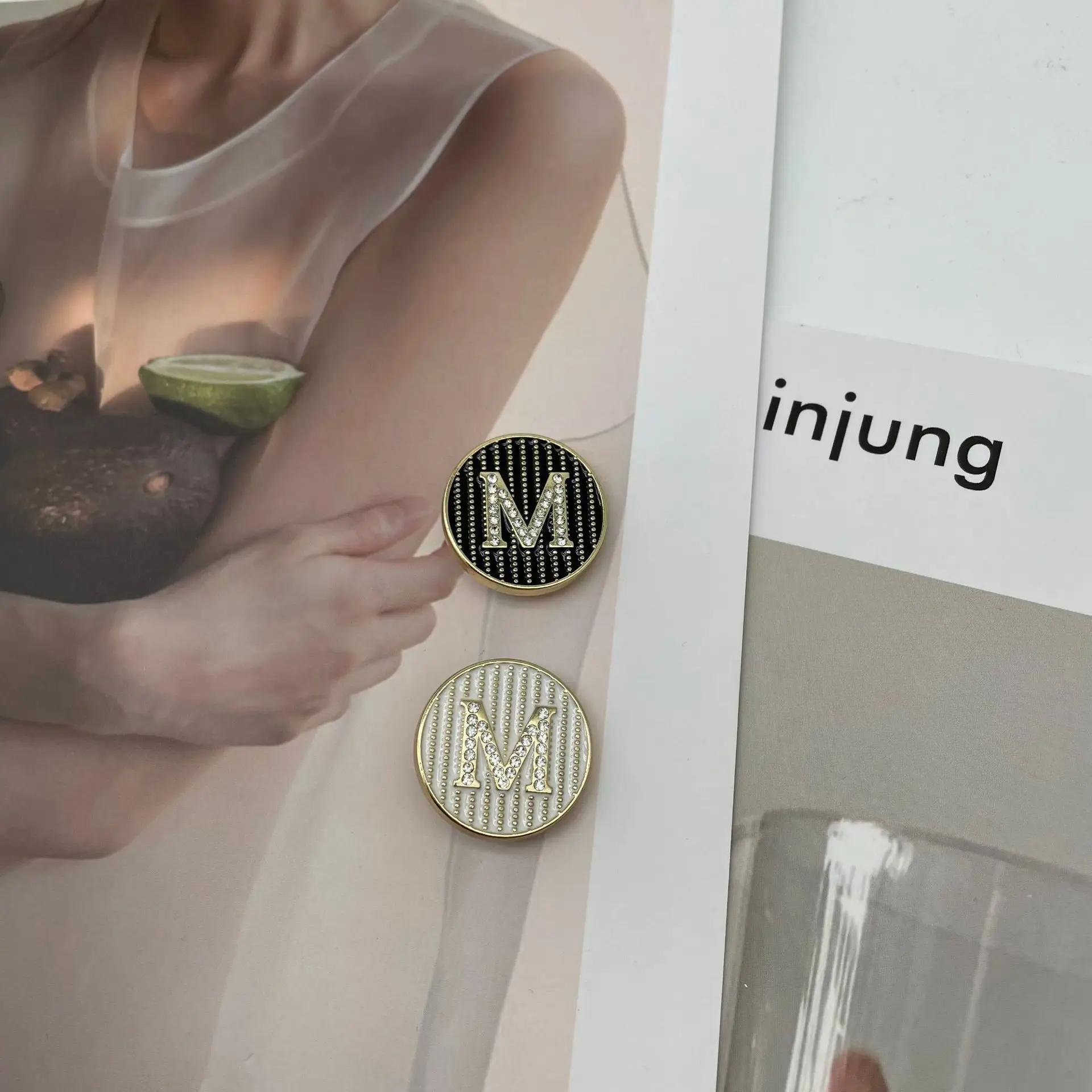 6 шт. Модные Дизайнерские пуговицы для одежды