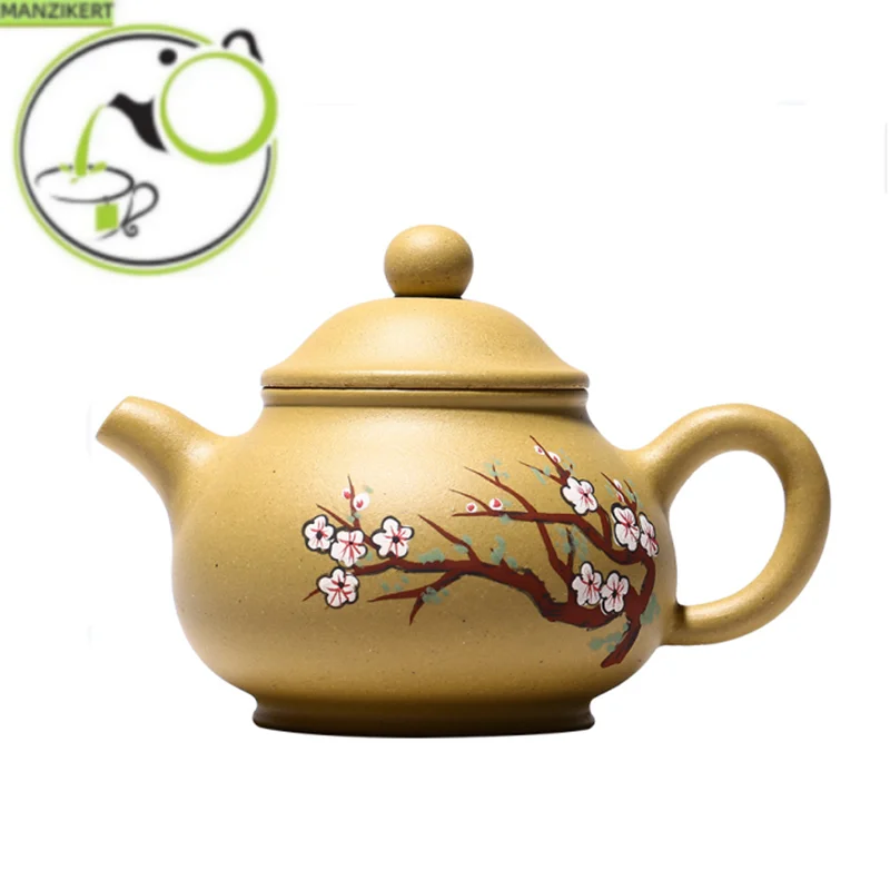 

190ml Authentic Yixing Purple Clay Teapots Raw Ore Section Mud Kettle Home Filter Beauty Tea Pot Handmade Tea Table Supplies