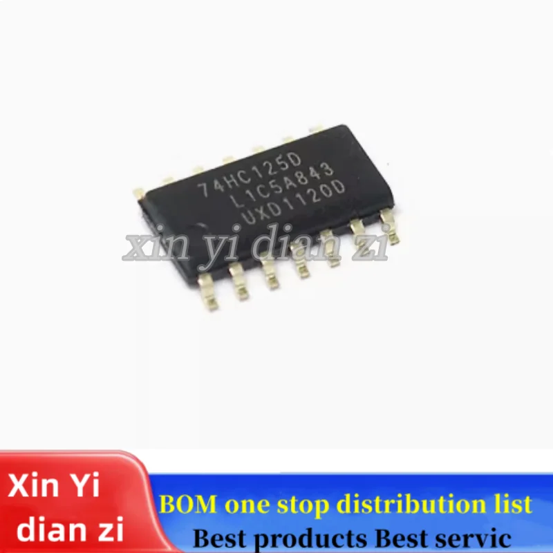 

20 шт./лот 74HC125D SOP-14 Буфер/драйвер 74HC125 микросхемы памяти