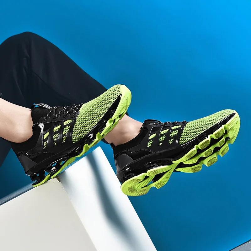 JIEMIAO Classic Running Shoes Fashion Breathable Sports Shoes Outdoor Non-slip Men Sneakers Comfortable Athletic Women Footwear