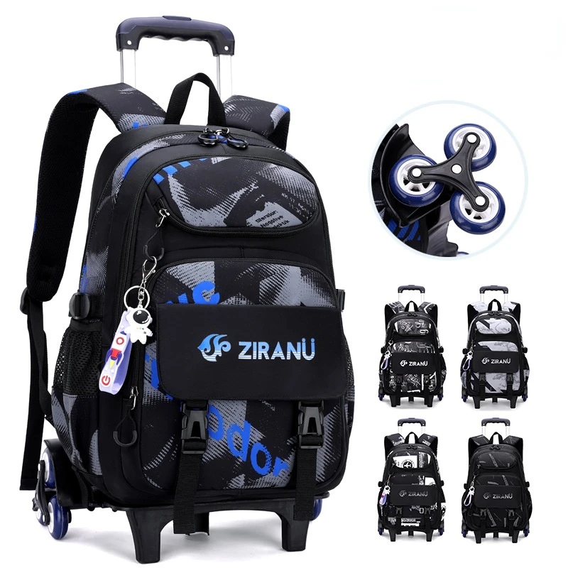Trolley Children School Bags Mochila Kids Backpacks With Wheel Trolley Luggage For Girls Boys backpack Escolar Backbag Schoolbag