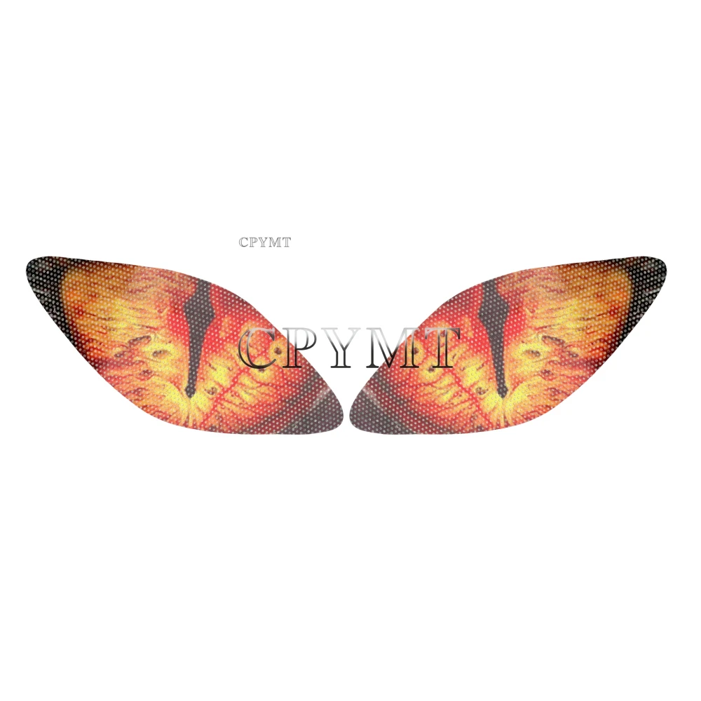 Фото Подходит для Raptor 660 YFM 660 2001-2005 ATV, наклейка на фару мотоцикла, наклейка на передний обтекатель, наклейка на очок для фар №1