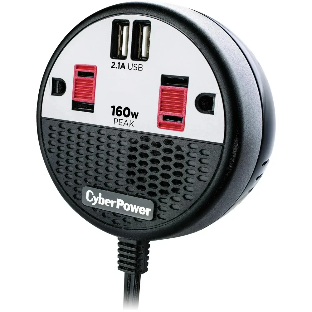 

160 Power Inverter with 2 AC Outlets and 2 USB Ports car accessories Free Shipping