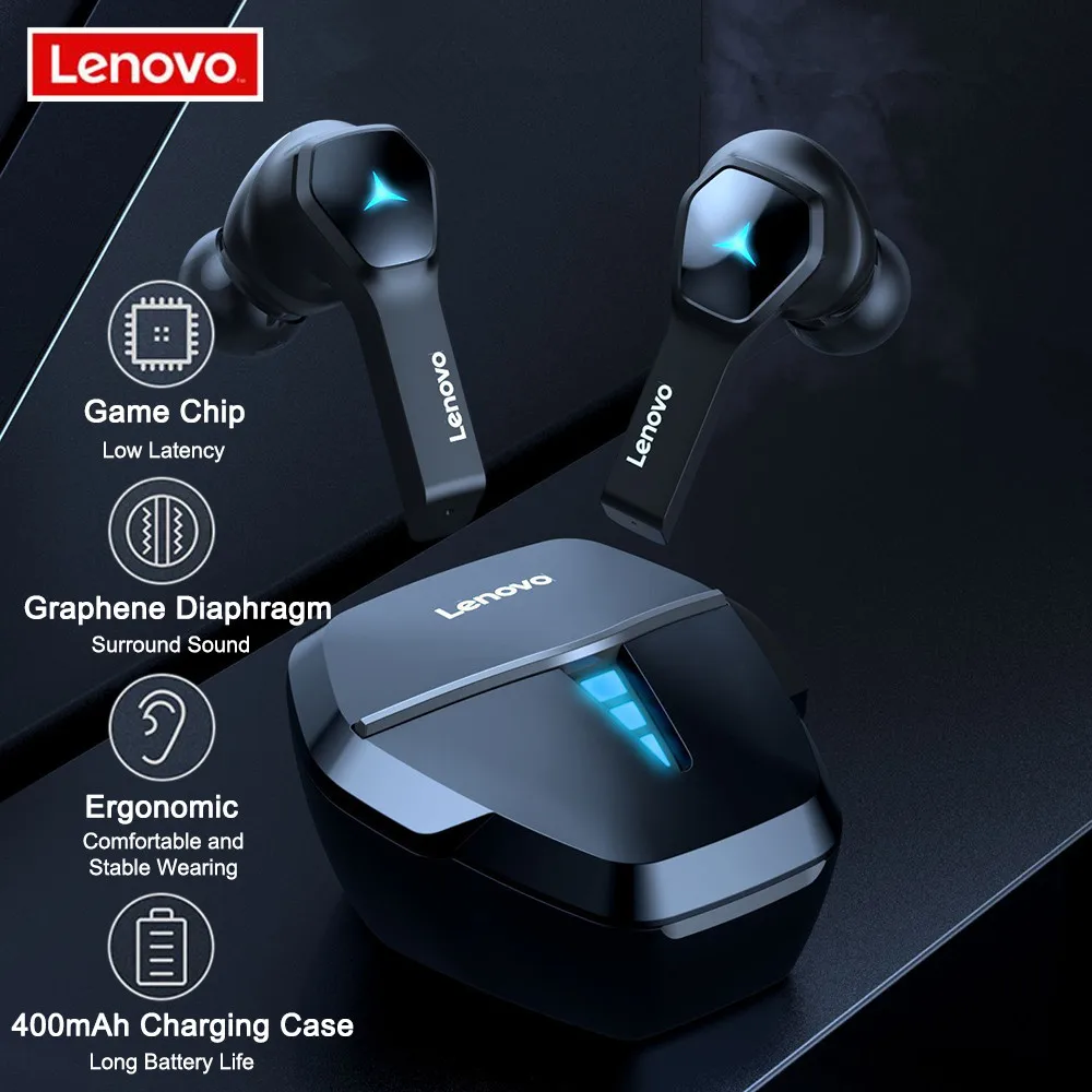 

Lenovo TWS Wireless Earphone Bluetooth 5.1 Dual Stereo Noise Reduction Bass Touch Control Long Standby HIFI Earbuds Headphones