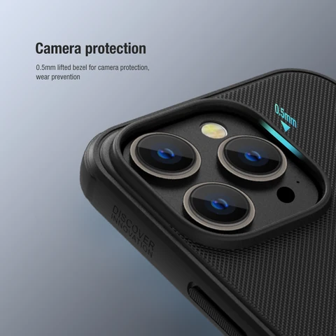 Чехол для телефона Nillkin Frosted Shield Pro для iPhone 17, жесткая защитная задняя крышка из ПК + ТПУ для iPhone 17, 16, 15, 13, 14 Plus