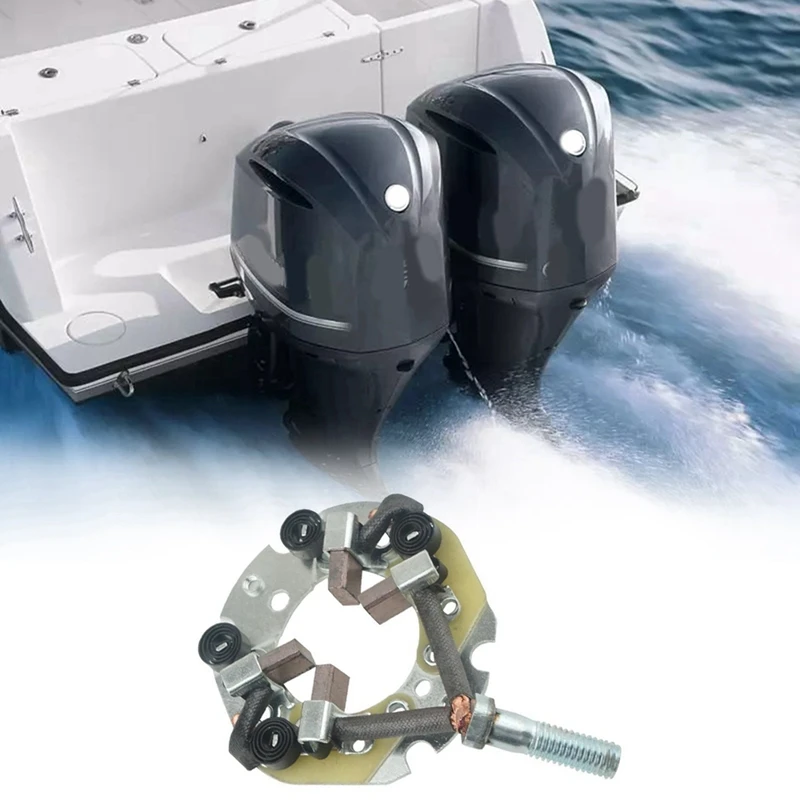 3X 6N7-81840 Набор угольных щеток для подвесного двигателя Yamaha 115HP 150HP 200HP 6N7-81840-00
