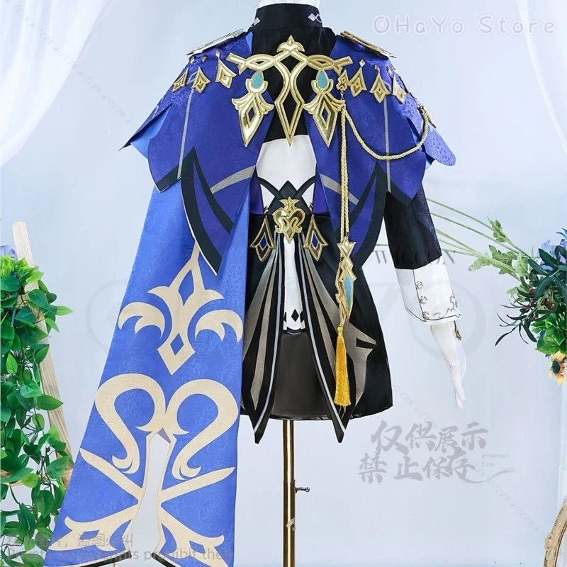 Аниме игра Clorinde Косплей Костюм Genshin Fontaine Impact Платье Обувь Чемпион Duelist Парик Шляпа