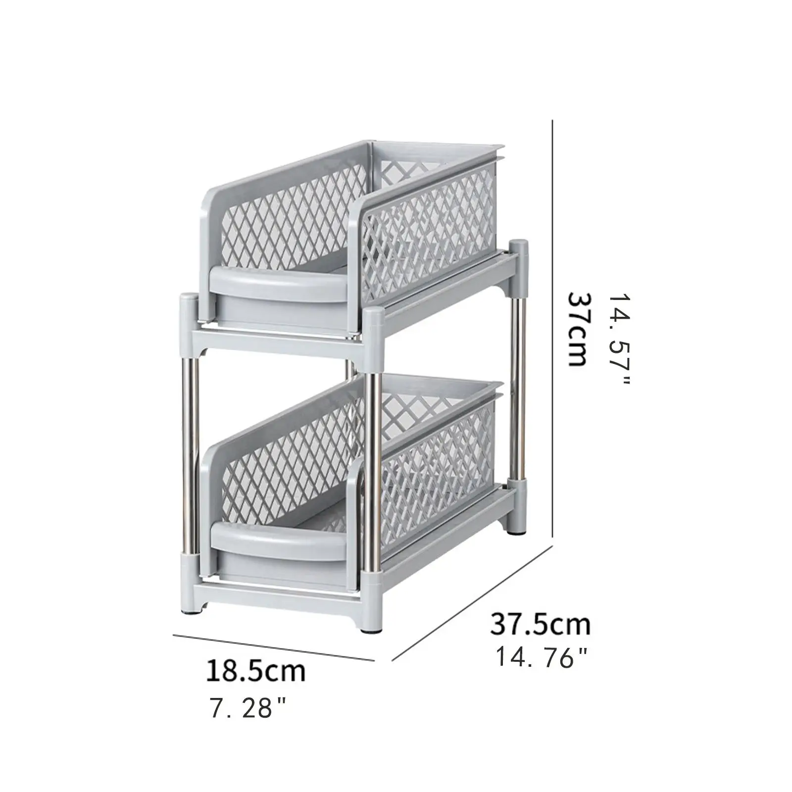 Органайзер для кухонного шкафа из нержавеющей стали