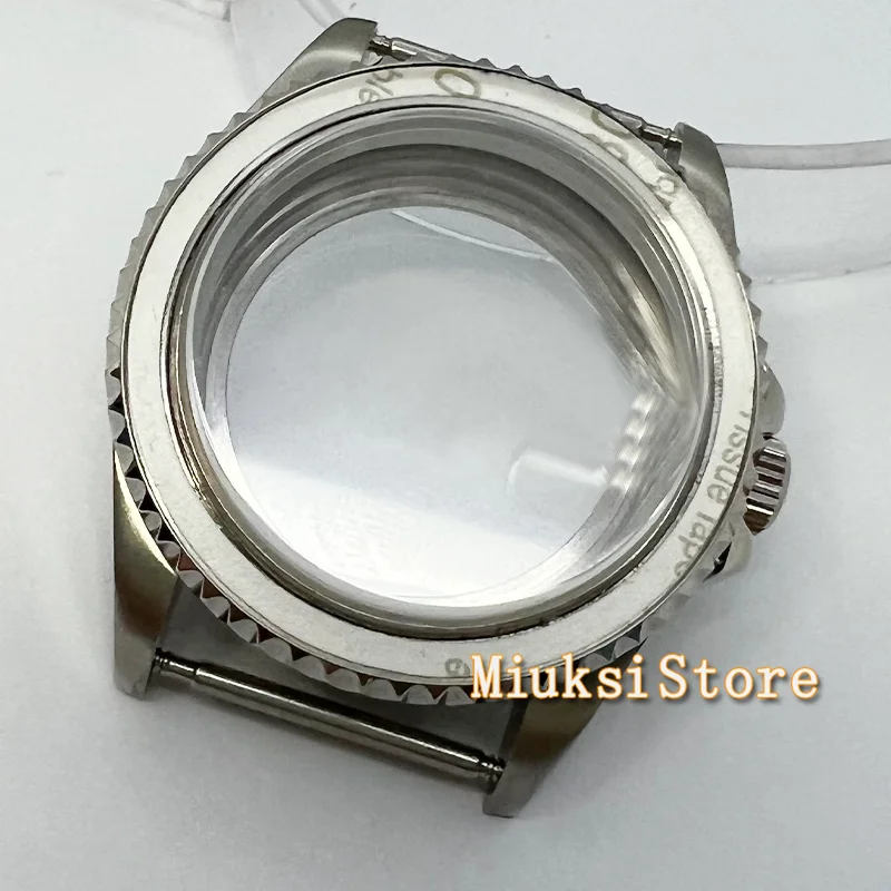Чехол для часов NH35 38/40 мм нержавеющая сталь 316L Sapphire Date Cyclops однонаправленный