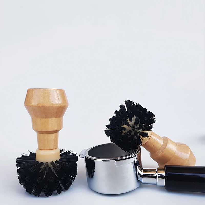 

Coffee Protafilter Cleaning Brush Protable Coffee Tamper Espresso Grinder Machine Cleaners 51/54/58mm Wood Dusting Barista Tools