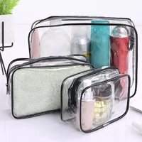 transparent makeup bag women cosmetic bag pvc travel organizer clear beauty case toiletry wash waterproof storage bag