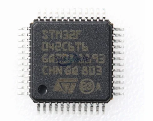 

Оригинальный микроконтроллер ic chip do Point stm32f042c6t6 pacote LQFP-48 48mhz 32kb