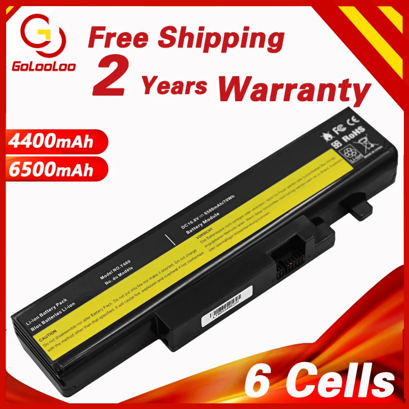 Аккумулятор Golooloo L10L6Y01 для ноутбука Lenovo L09N6D16 L09S6D16 L10N6Y01 L10S6Y01 IdeaPad Y460 Y560 B560 V560