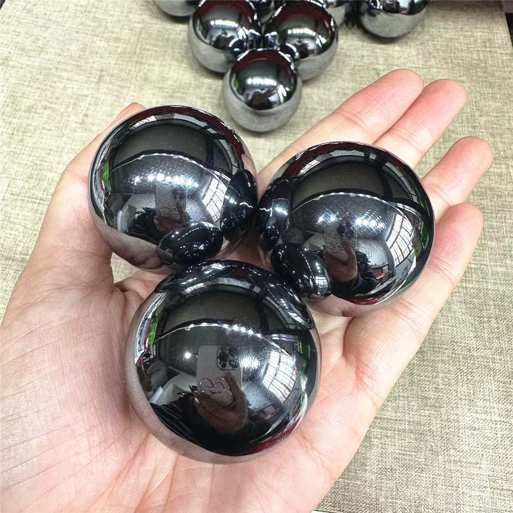 

Natural Stones Terahertz Ball Healing Crystals Balls Home Decoration Reiki Wicca Chakra Gemstone Sphere Rocks Massage Globe