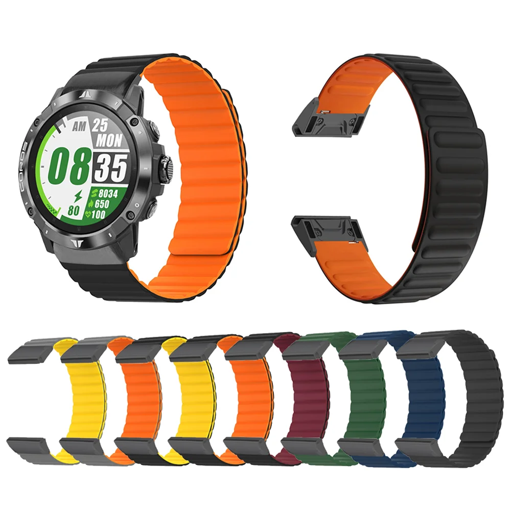 

Silicone Watchband Strap for COROS VERTIX 2 Wristband Strap Magnetic suction Watchband For Coros Vertix 2 Watch accessories