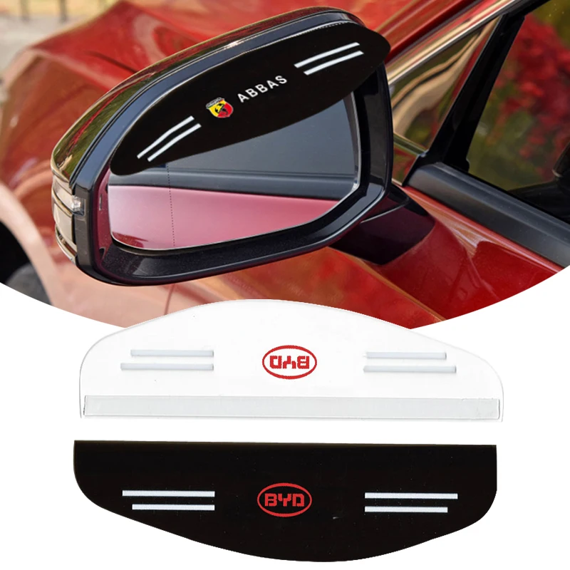 

New 2pcs Car Rearview Mirror Rain Eyebrow Protector Rain Cover for BYD S6 2014 Repuestos F0 Accesorios Repuestos Car Accessories