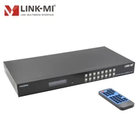 link mi 8x8 hdmi matrix switcher with spdif audio 4k60hz ir rs232 ip or web gui control support 3d hdr10 hdcp 2 2 hdmi 2 0