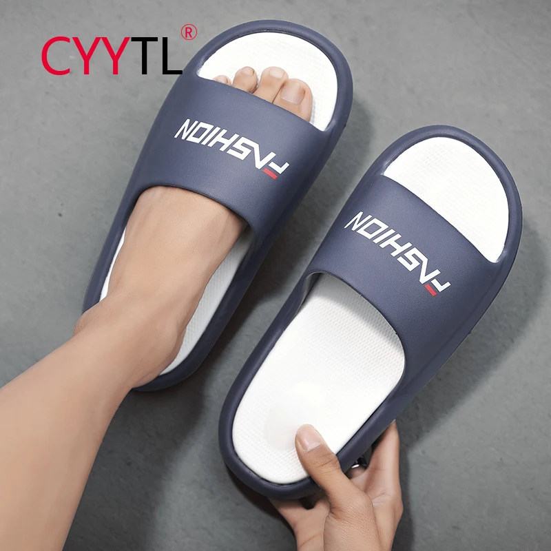

CYYTL Pillow Shower Sandals for Men Quick Drying Pool Soft Slides Non Slip House Open Toe Slippers for Indoor Outdoor Beach