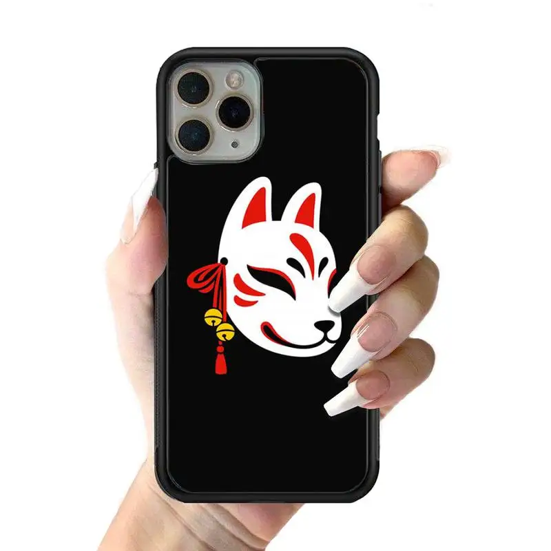 FHNBLJ чехол для телефона с изображением японской китайской маски лисы силиконовый