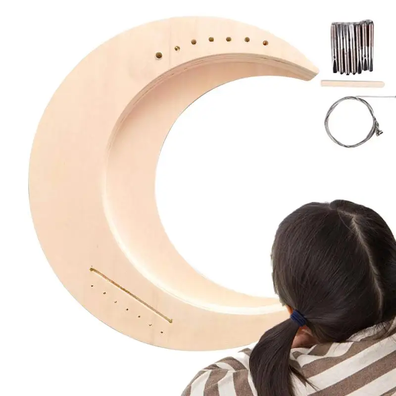 

Lyre Making Kit Beginner Friendly Wooden String Instrument Making Kit Lyre Harp Making Supplies For Music Lovers Instrument