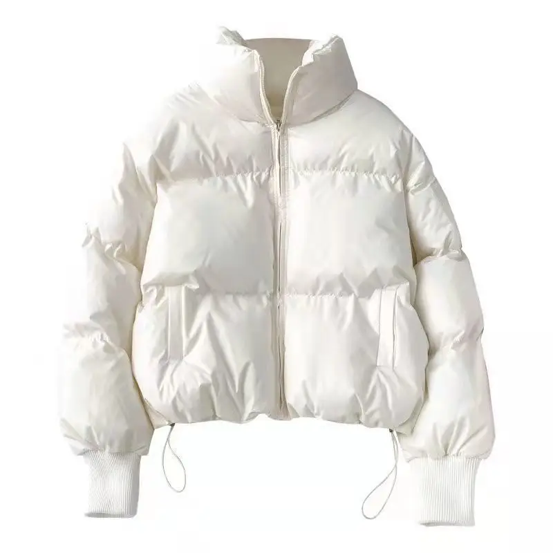 2022 New Cotton Padded All-match Solid Parka Winter Down Coat Women Winter Snow Jacket Casual Thick Puffer Jacket