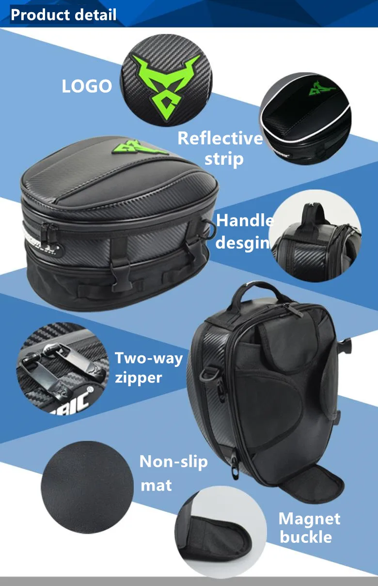 Сумка-чехол MC на заднее сиденье для мотоцикла популярная вместительная сумочка