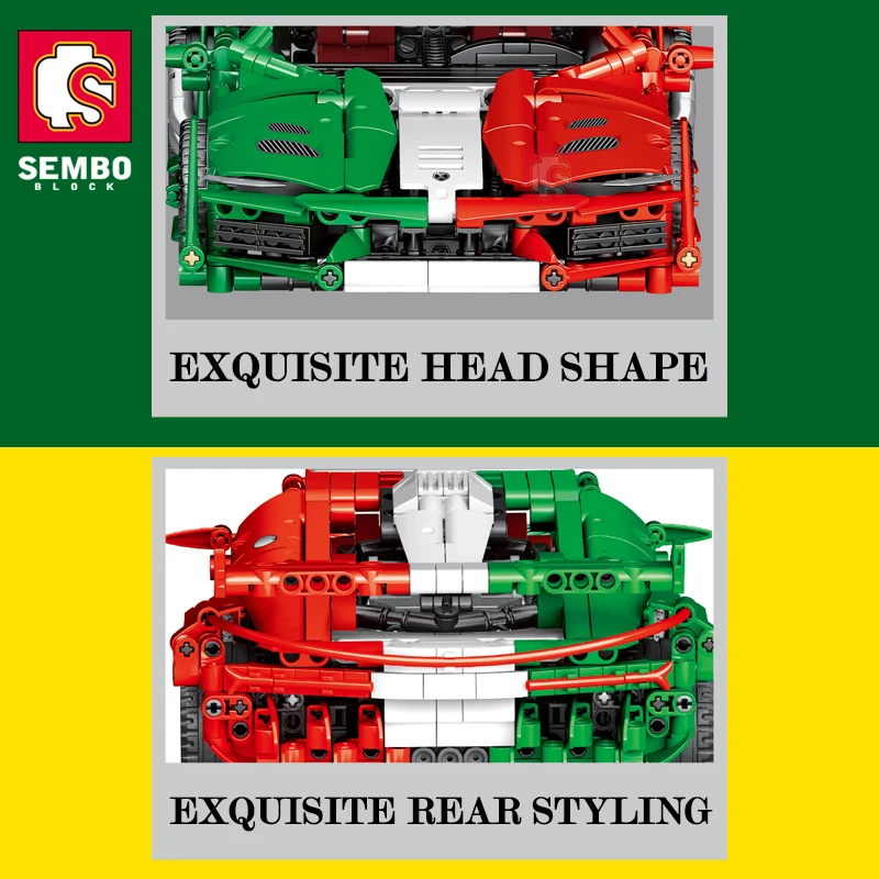 Конструктор SEMBO RC супер автомобиль с дистанционным управлением гоночный