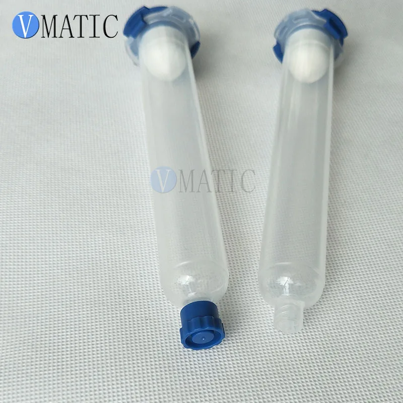 Free Shipping 3pcs Quality EFD 10cc 10ml Pneumatic Syringe With Luer Lock Tip Cap, Pistons And End Cover images - 6