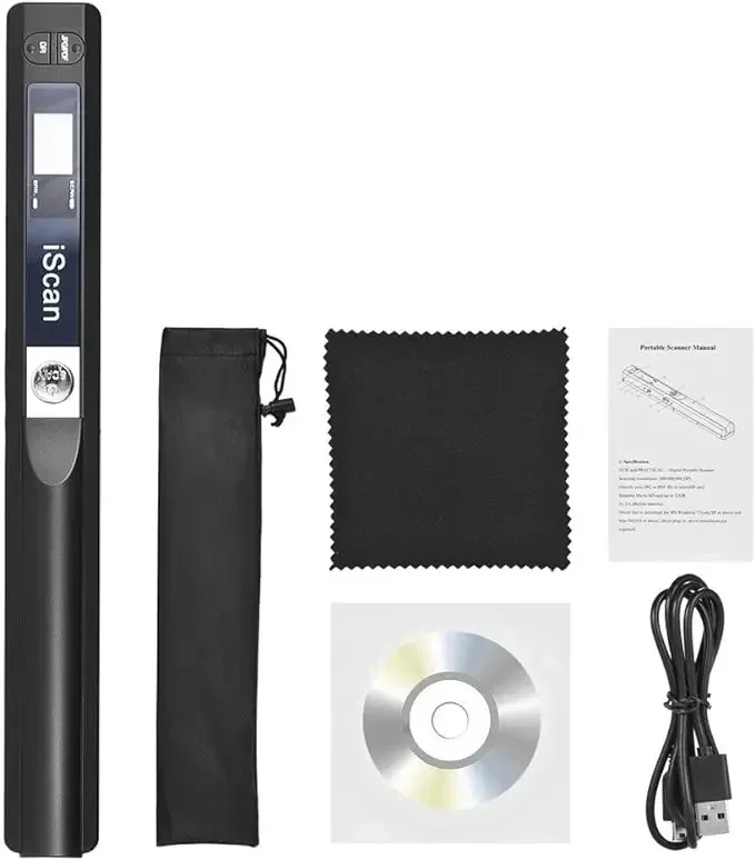 Портативный ручной сканер iScan A4 палочки для документов 900 точек на дюйм цветной
