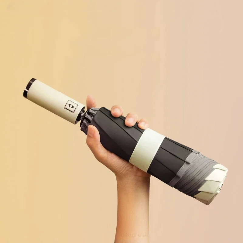 

Автоматический зонт, многофункциональный отражающий зонт с 10 ребрами, от солнца и дождя, для путешествий