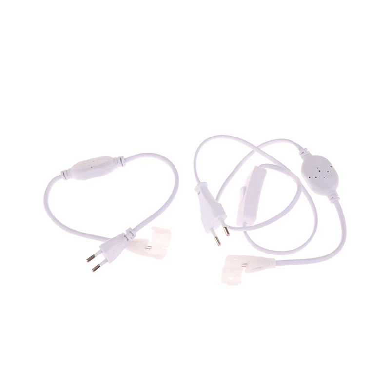 Вилка европейского стандарта для светодиодной ленты COB 220 В вилка питания быстрый