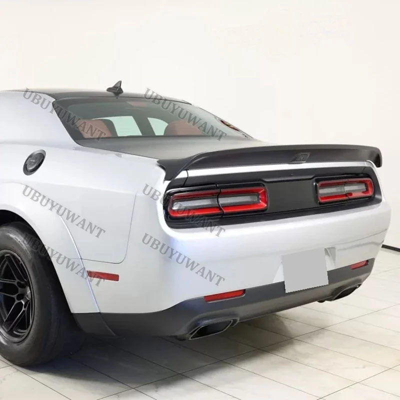 Фото Для Dodge Challenger SRT Hellcat 2015 2016-2021 пользовательские детали спойлер для губ HighKick комплекты кузова заднего крыла заводской магазин №2