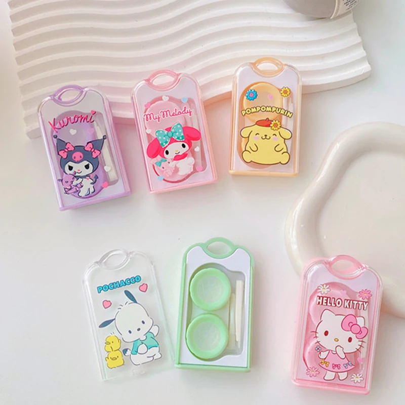 

Контейнер для контактных линз в стиле аниме Sanrio Kawaii Cinnamoroll Melody